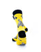 cooldesocks zebra crew socks rear view image