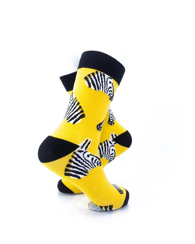 cooldesocks zebra crew socks right view image