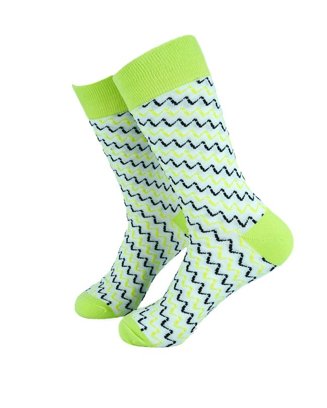 Zigzag Stitch Neon Green