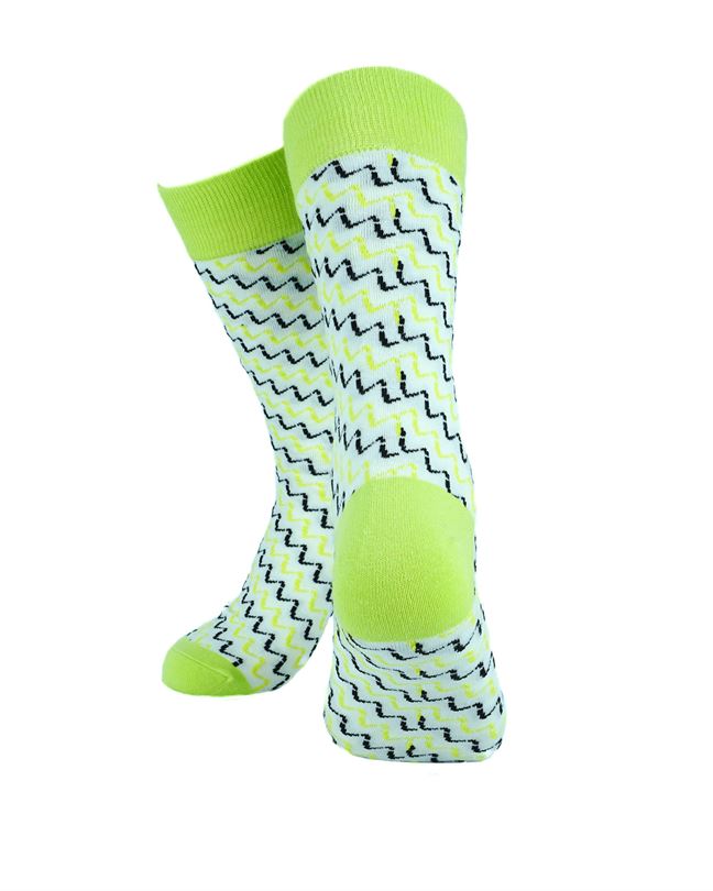 Zigzag Stitch Neon Green