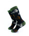 cooldesocks zombie fish crew socks left view image
